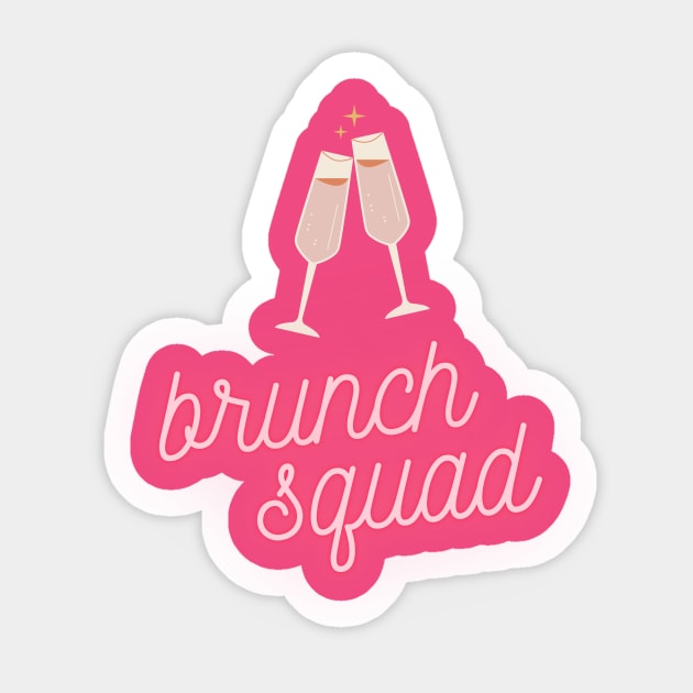 Brunch Squad Sticker by TeesByTay